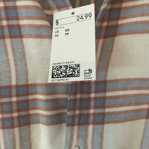 Mens H&M flannel shirt. NWT. - Picture 2 of 5